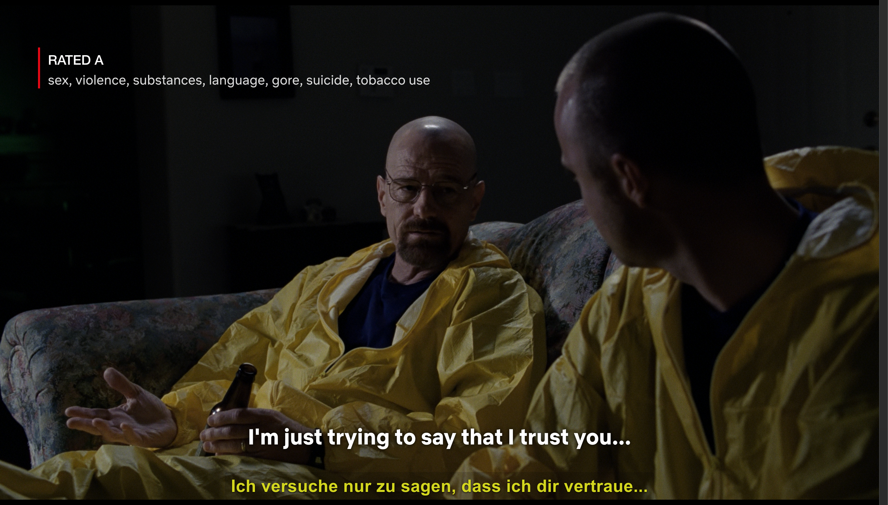 Breaking Bad on Netflix with dual subtitles from 2Subs